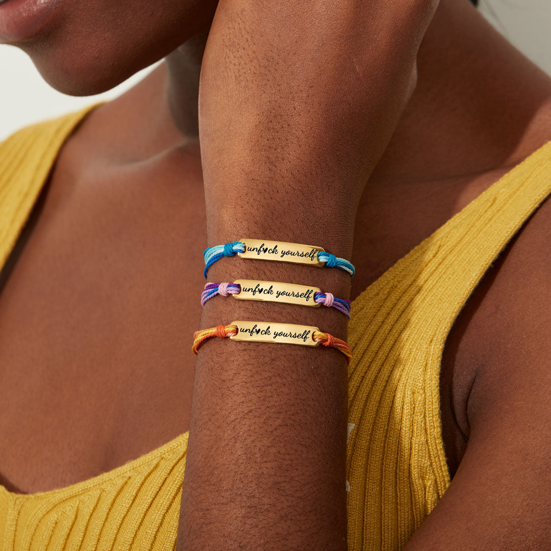 Unfck Yourself Handmade Bracelet