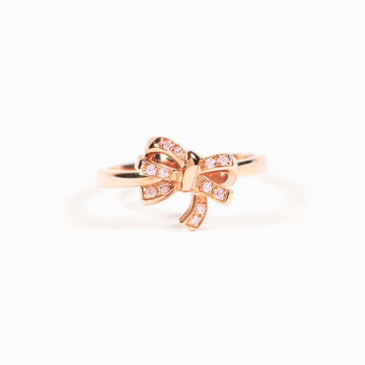 Pavé Double Bow Ring