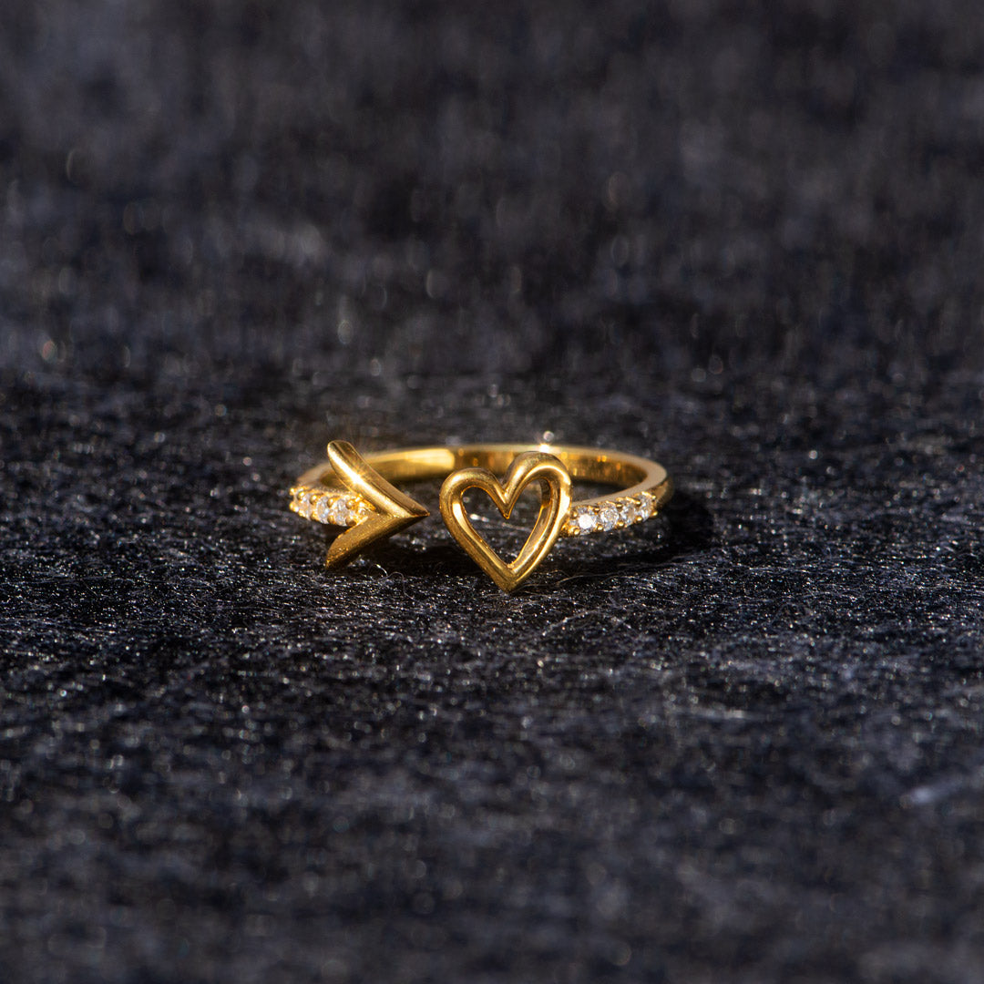 Your Heart Knows The Way Heart&Arrow Ring