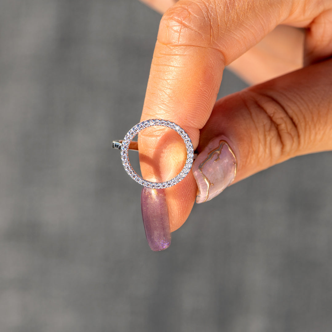 Karma Pavé Circle Eternity Ring