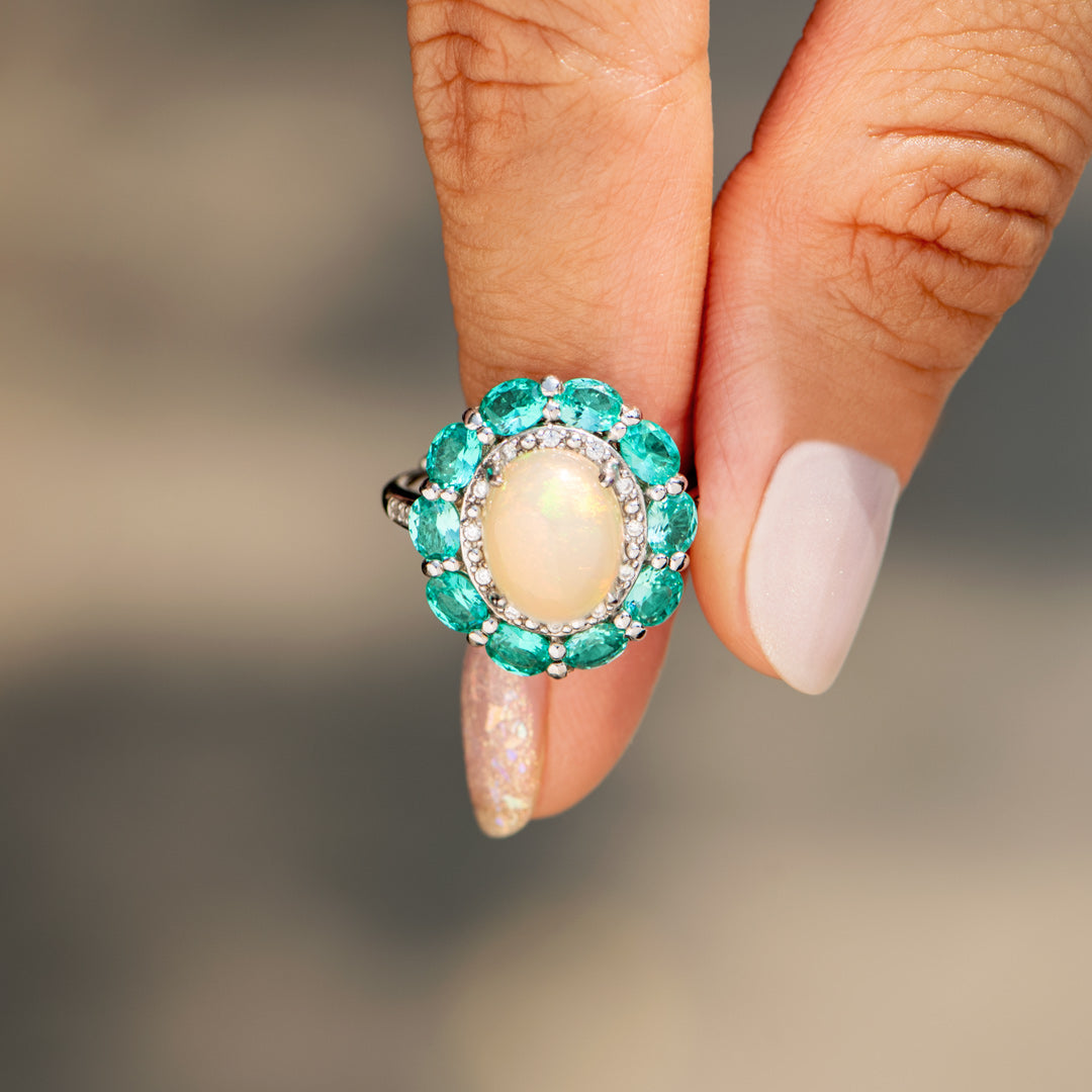Resilience Flowery Opal Ring