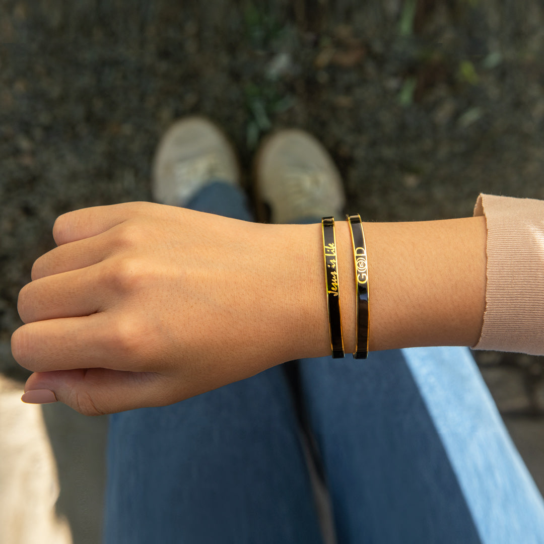 Christian Enamel Bangle