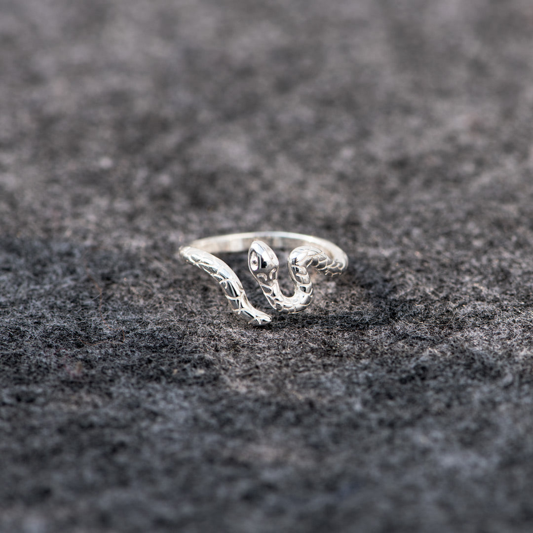 Silver Snake Ring