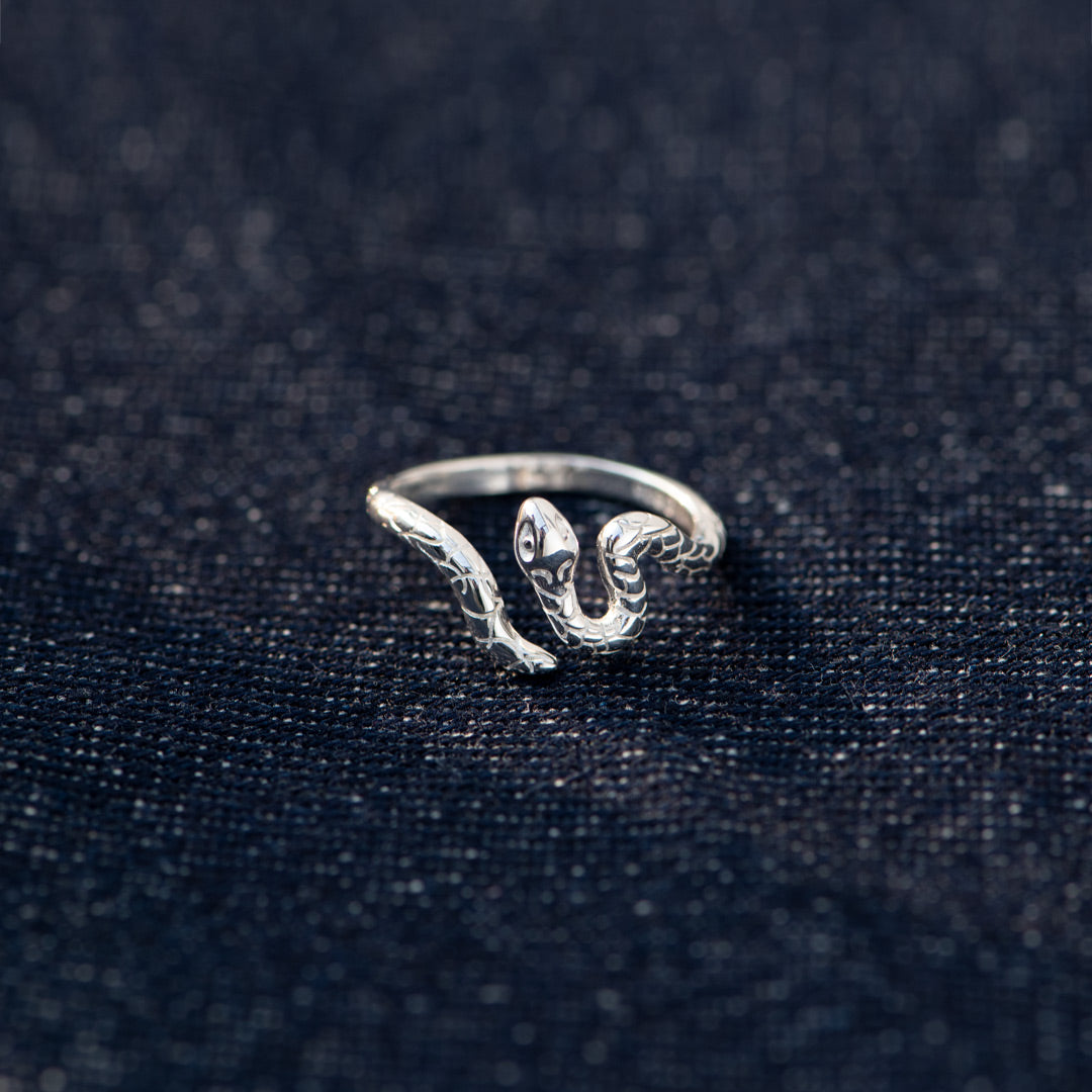 Silver Snake Ring