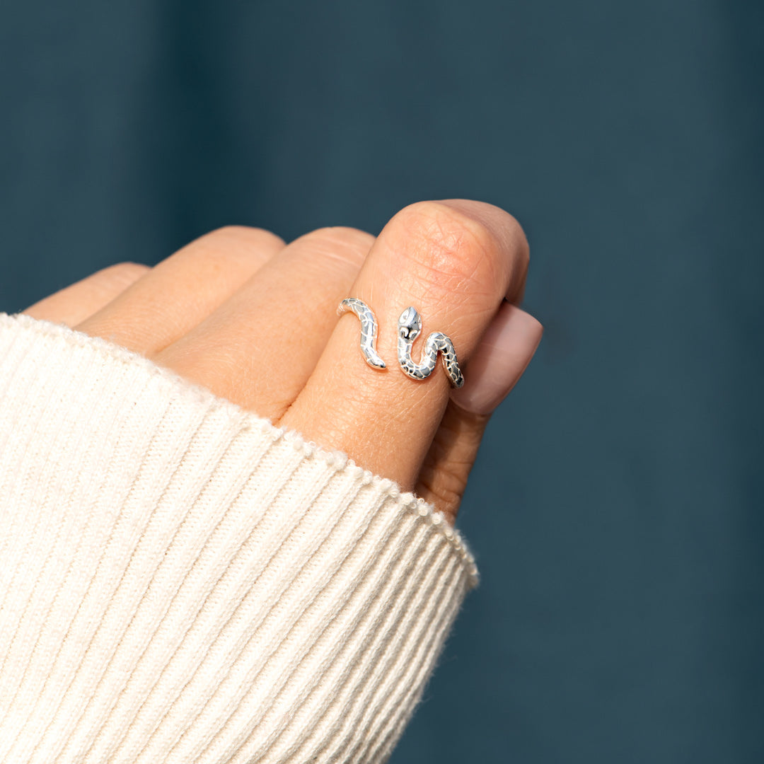 Silver Snake Ring