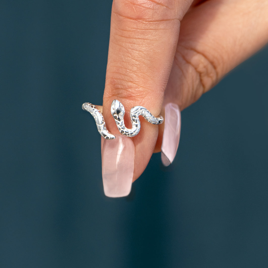Silver Snake Ring