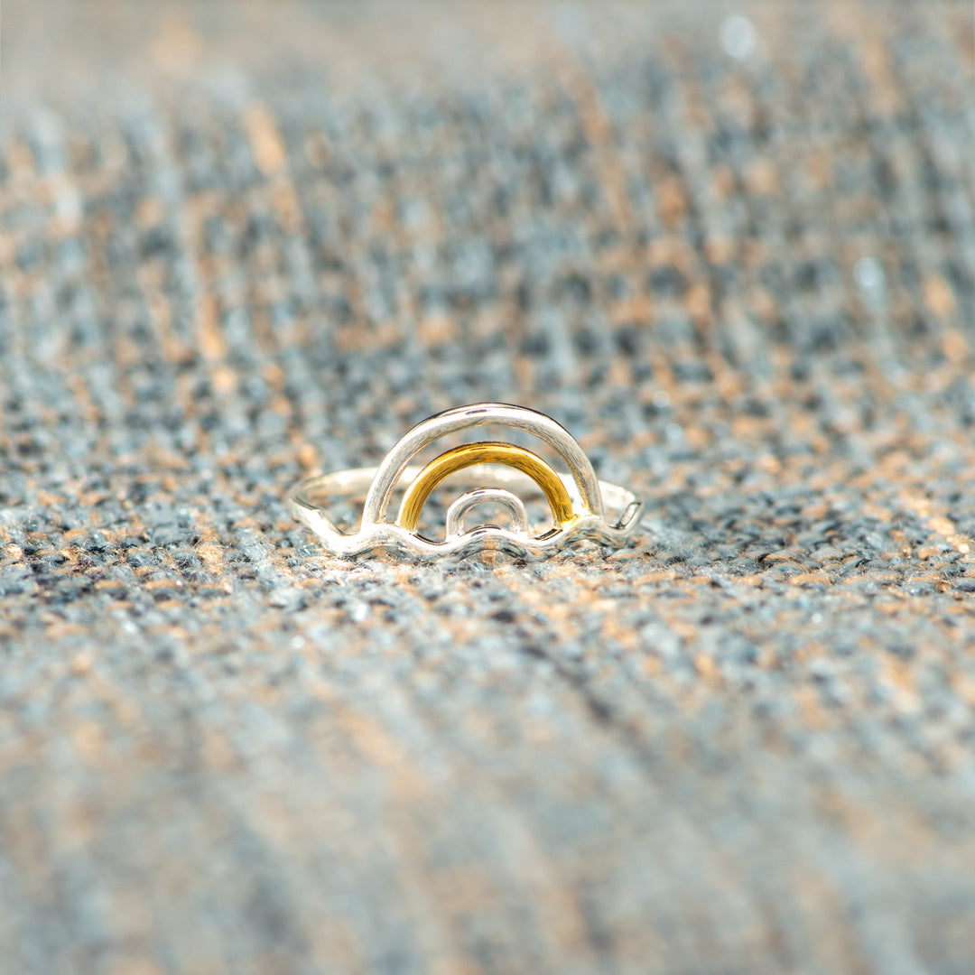 We Overcome Arch Rainbow Ring