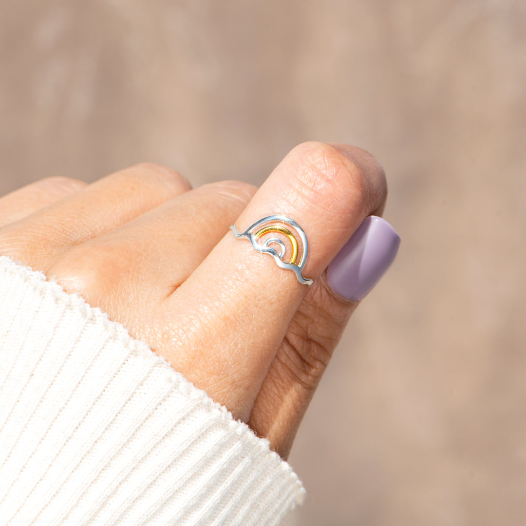 We Overcome Arch Rainbow Ring