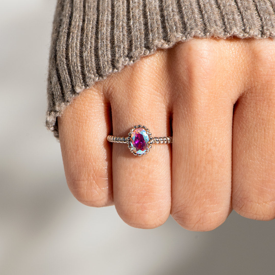 The Strongest Love Matching Amethyst Ring