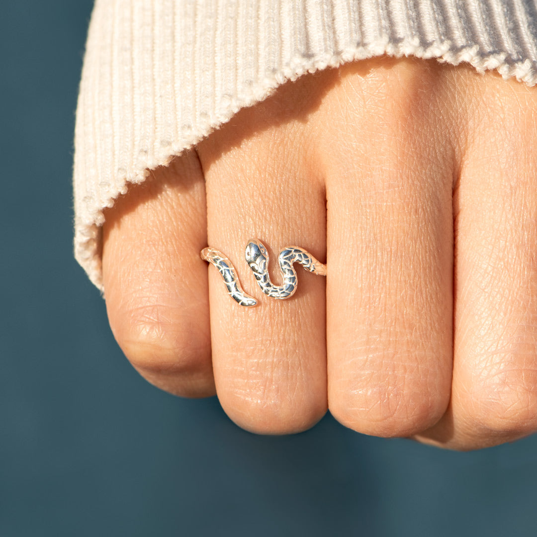 Silver Snake Ring