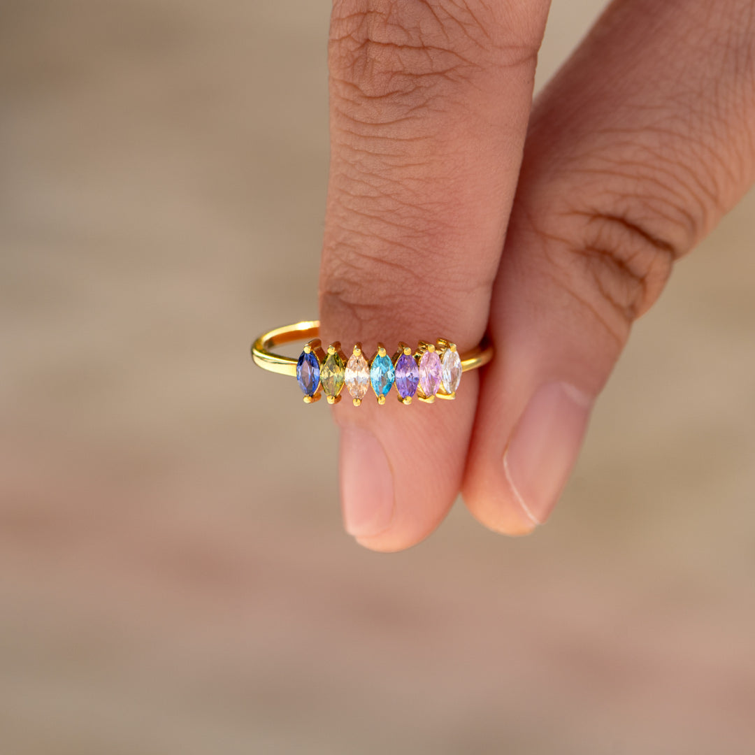 1-14 Marquise Birthstone Ring