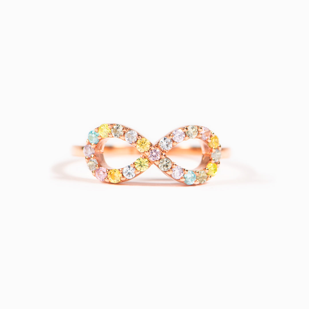 Best Biches To Infinity And Beyond Rainbow Infinity Ring