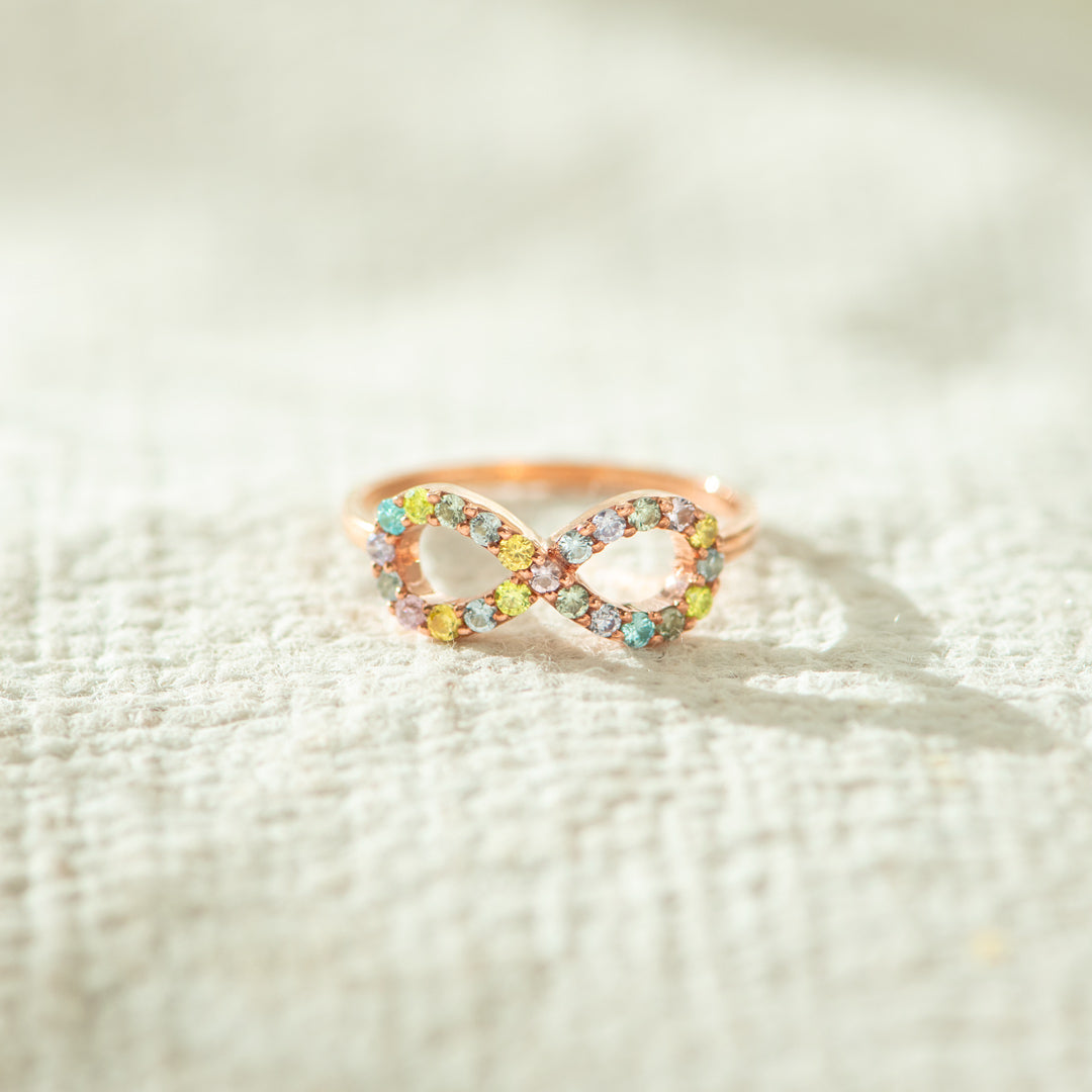 Best Biches To Infinity And Beyond Rainbow Infinity Ring