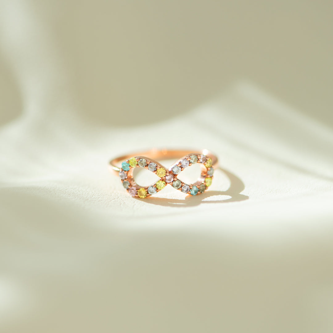 Best Biches To Infinity And Beyond Rainbow Infinity Ring