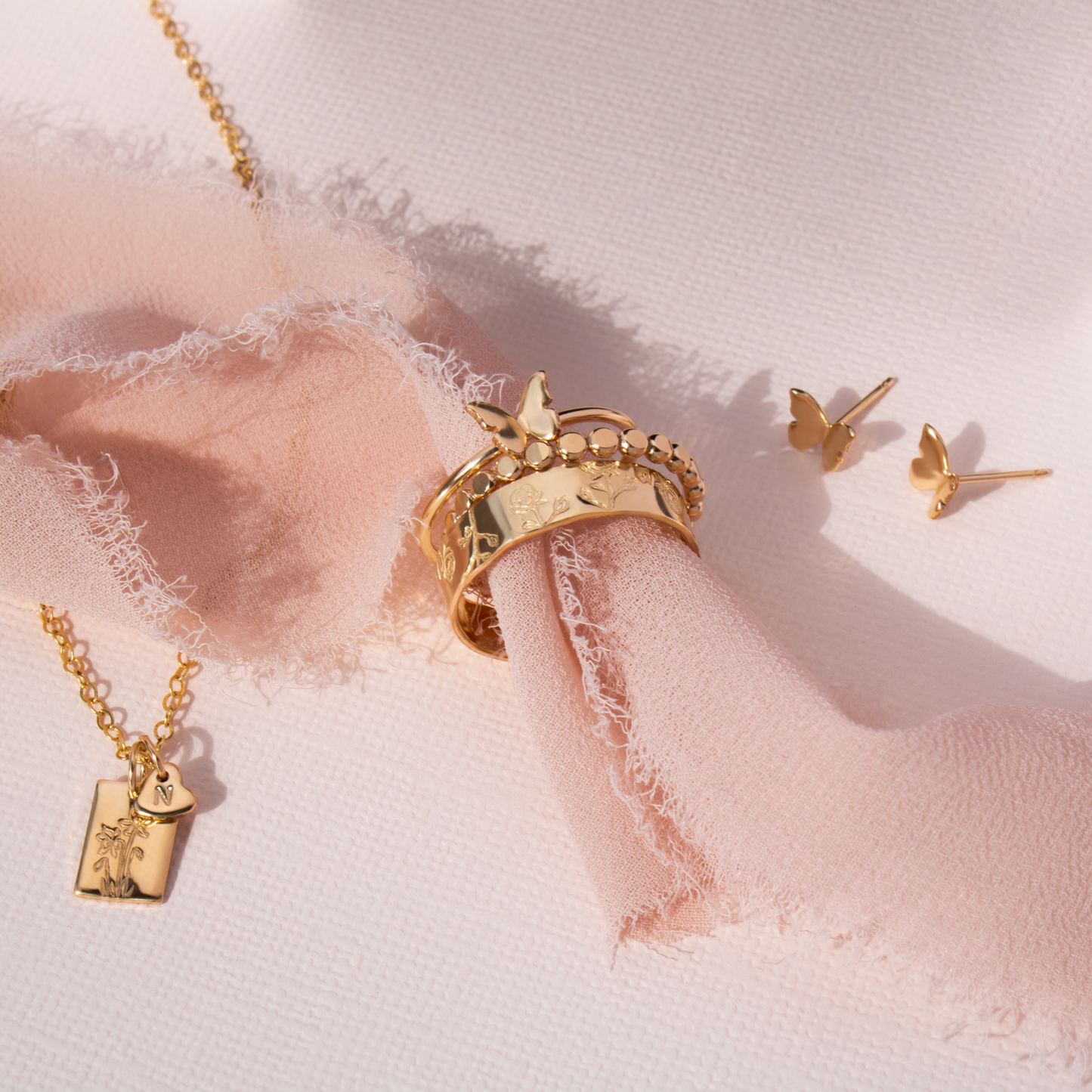 Butterfly Stud Earrings