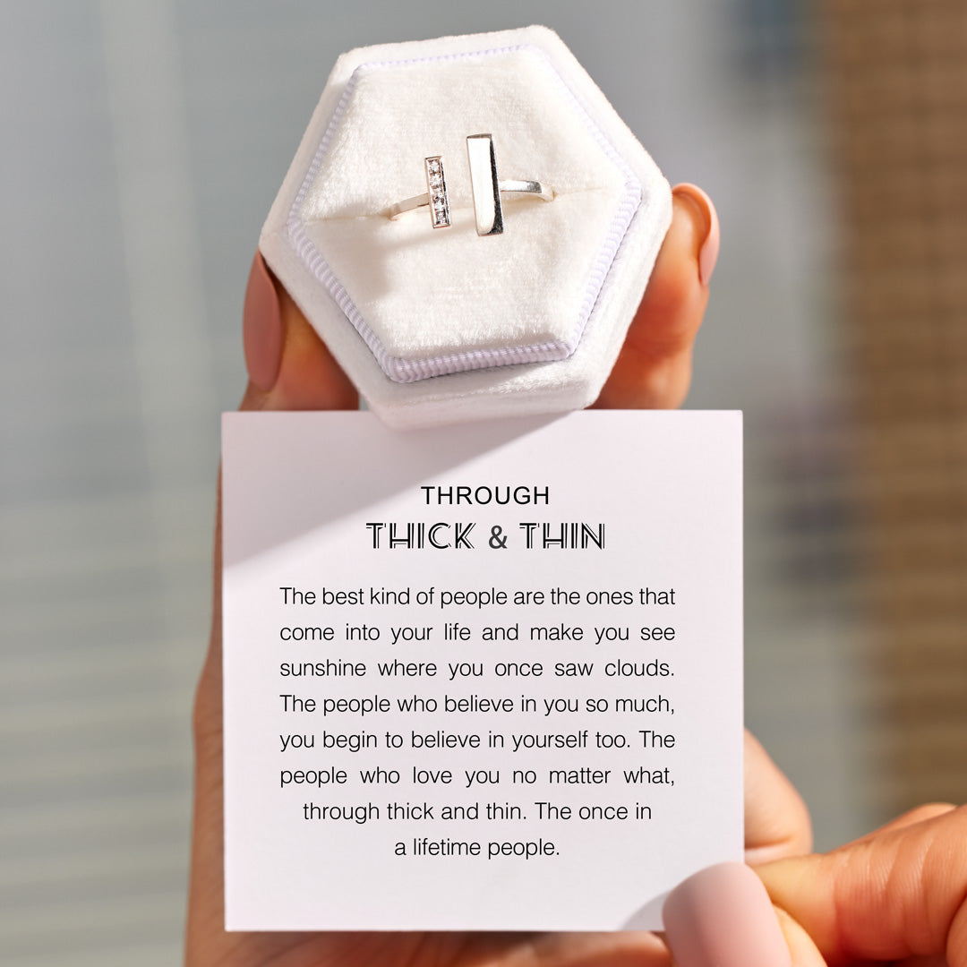 Thick And Thin Ring