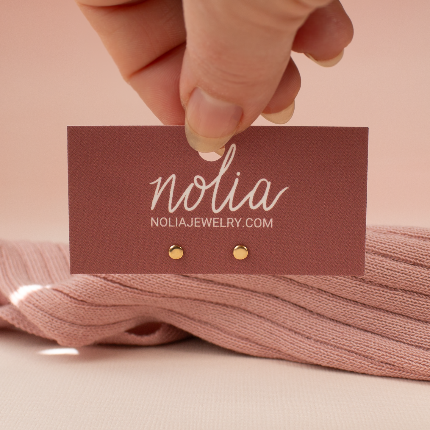 Tiny Dot Stud Earrings