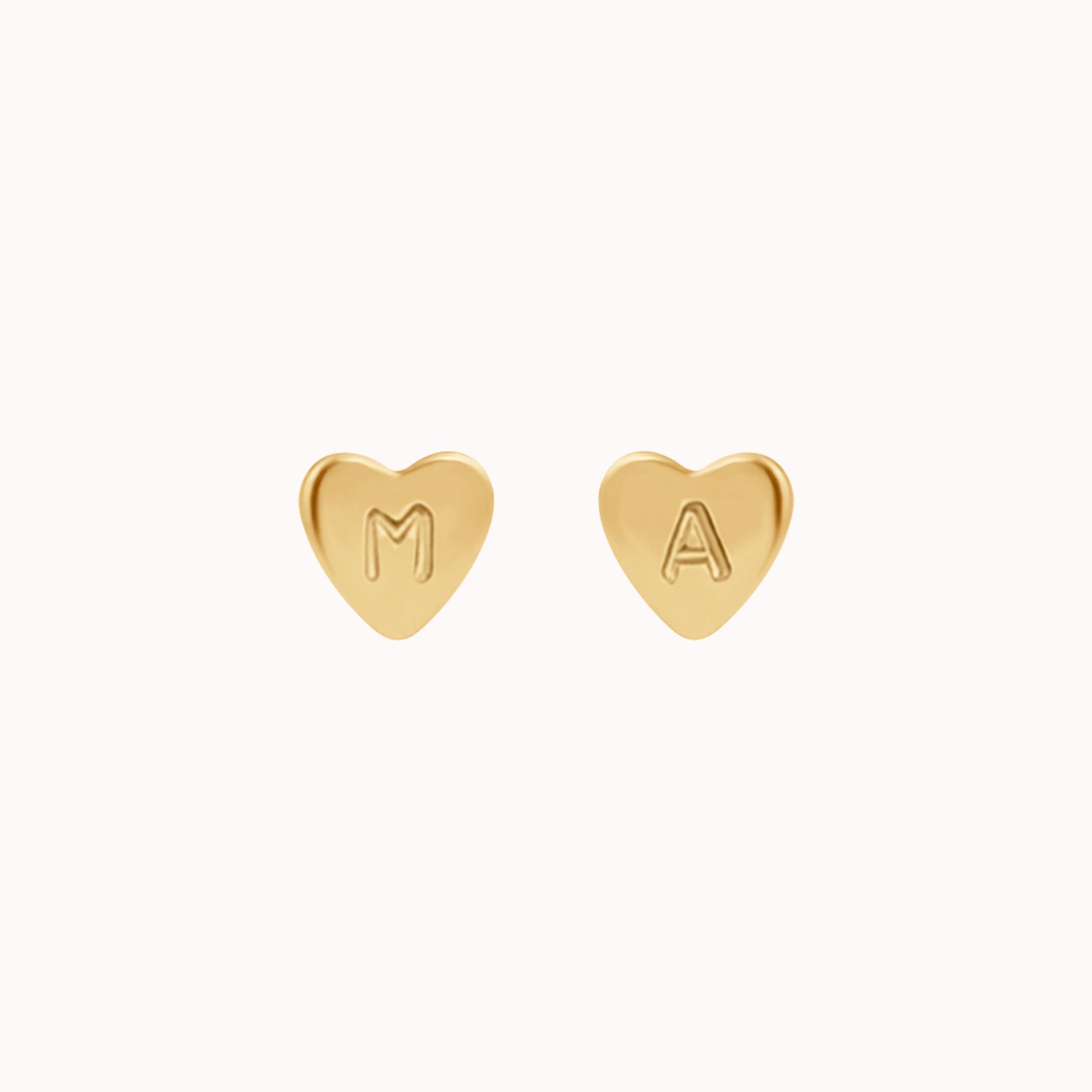 Cleo Heart Stud Earrings