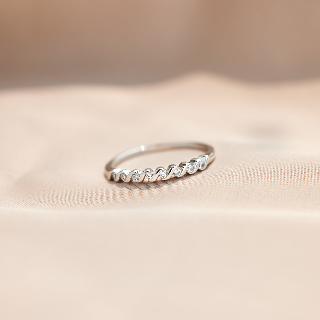 Every Twist And Turn Minimalist Spiral Ring
