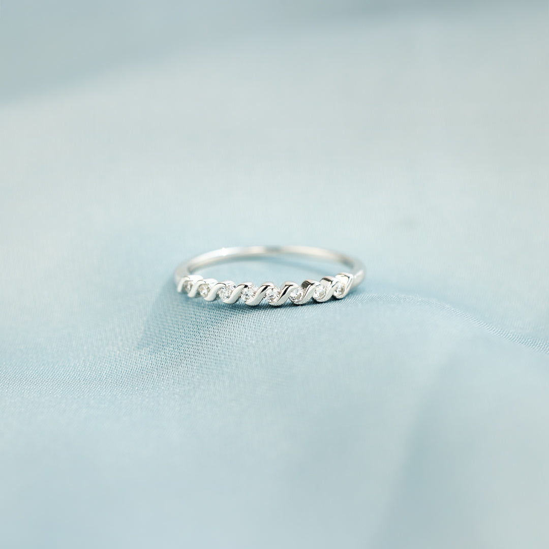 Every Twist And Turn Minimalist Spiral Ring