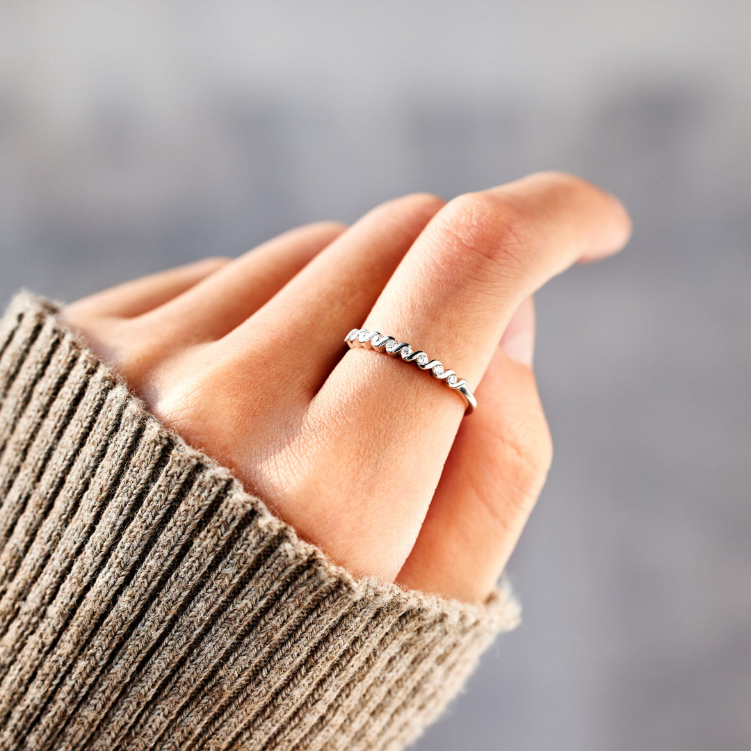 Every Twist And Turn Minimalist Spiral Ring