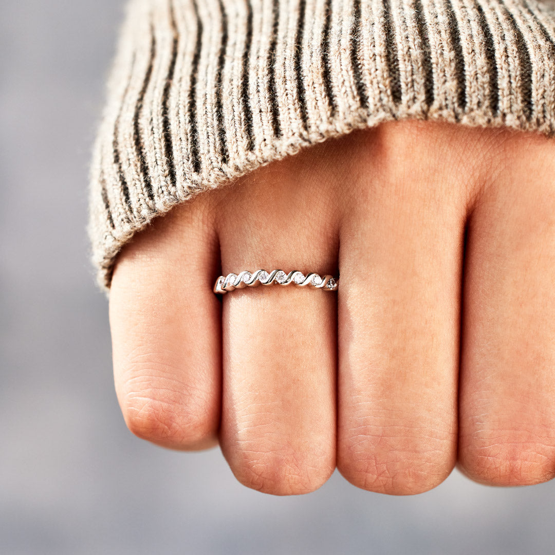 Every Twist And Turn Minimalist Spiral Ring