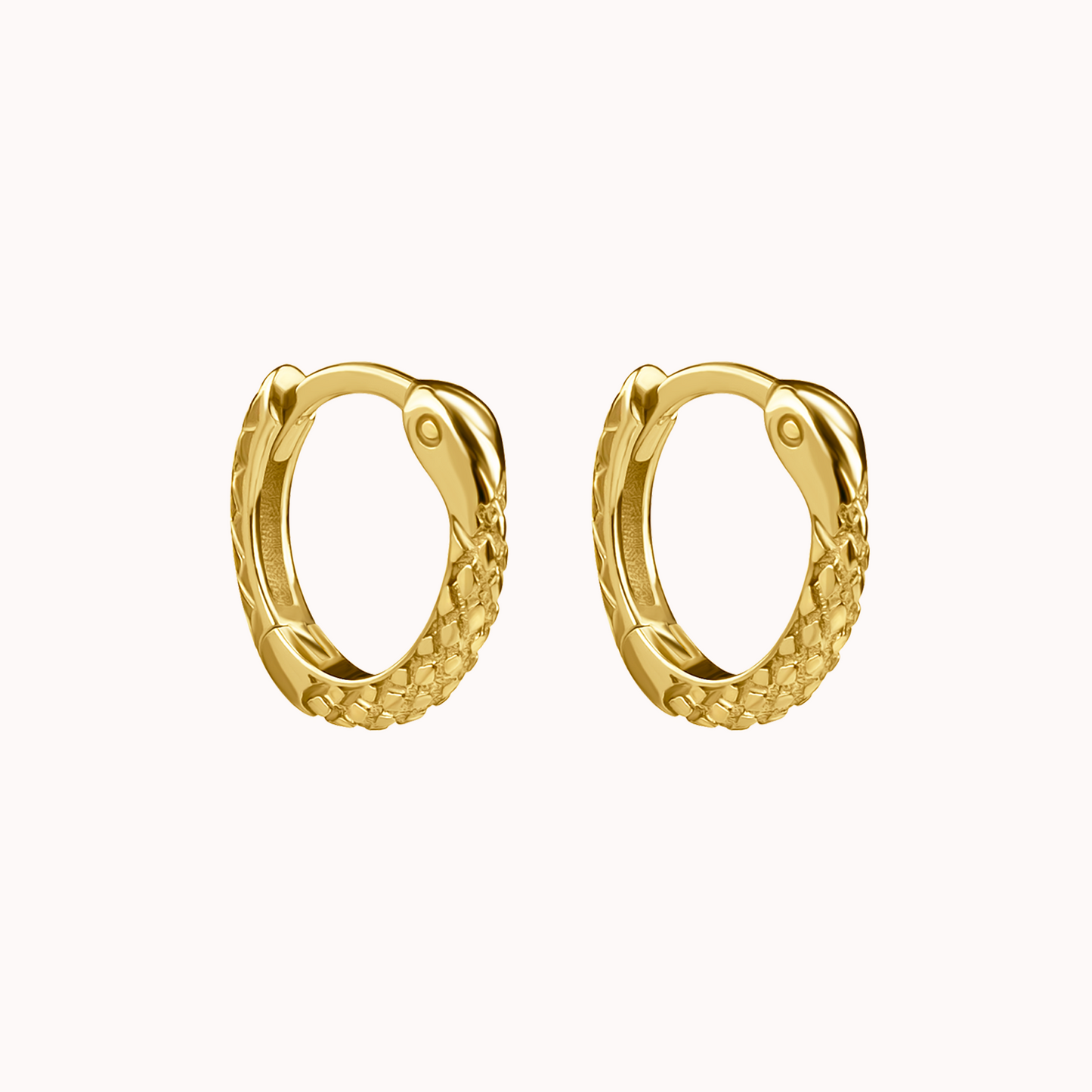 Snakebite Hoop Earrings