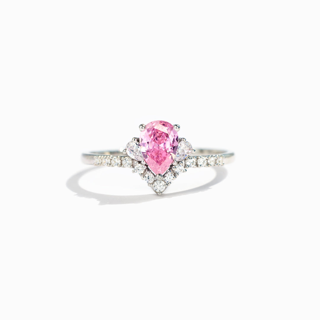 Past Present Future Teardrop Trilogy Ring
