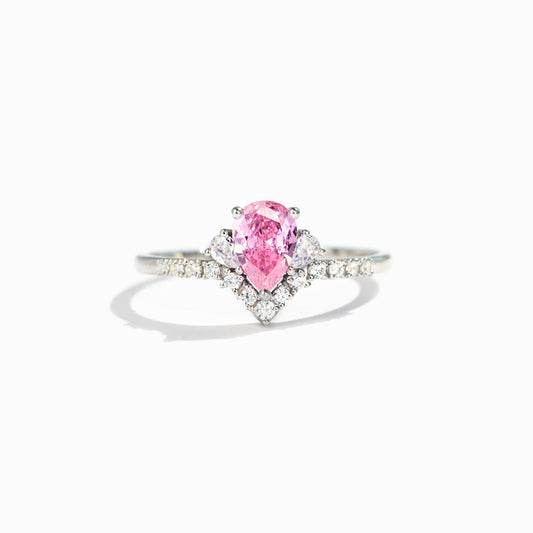 Past Present Future Teardrop Trilogy Ring