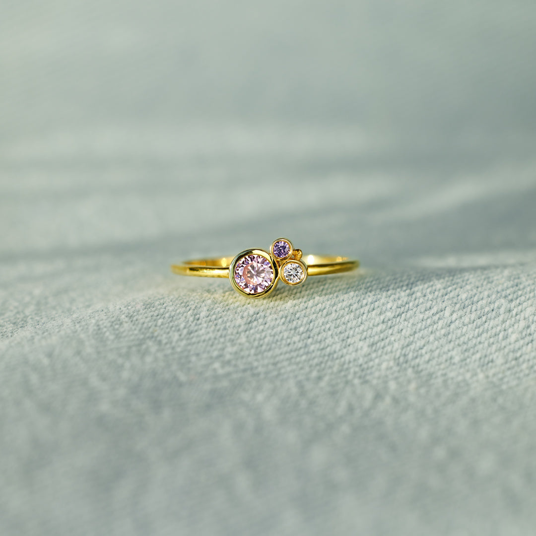 1-7 Birthstones Dots Mothers Ring-Specialized Mother’s day Gift