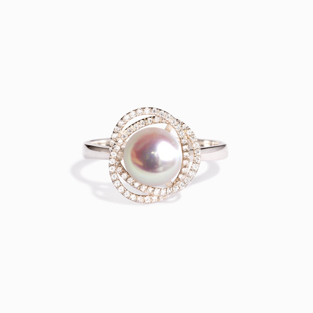Infinity Pearl Ring