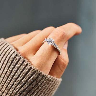 Always Choose You Oval-Cut Ring