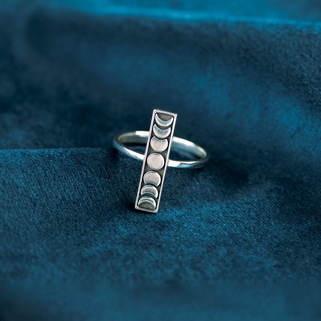 Enjoy Every Phase Moon Phase Ring