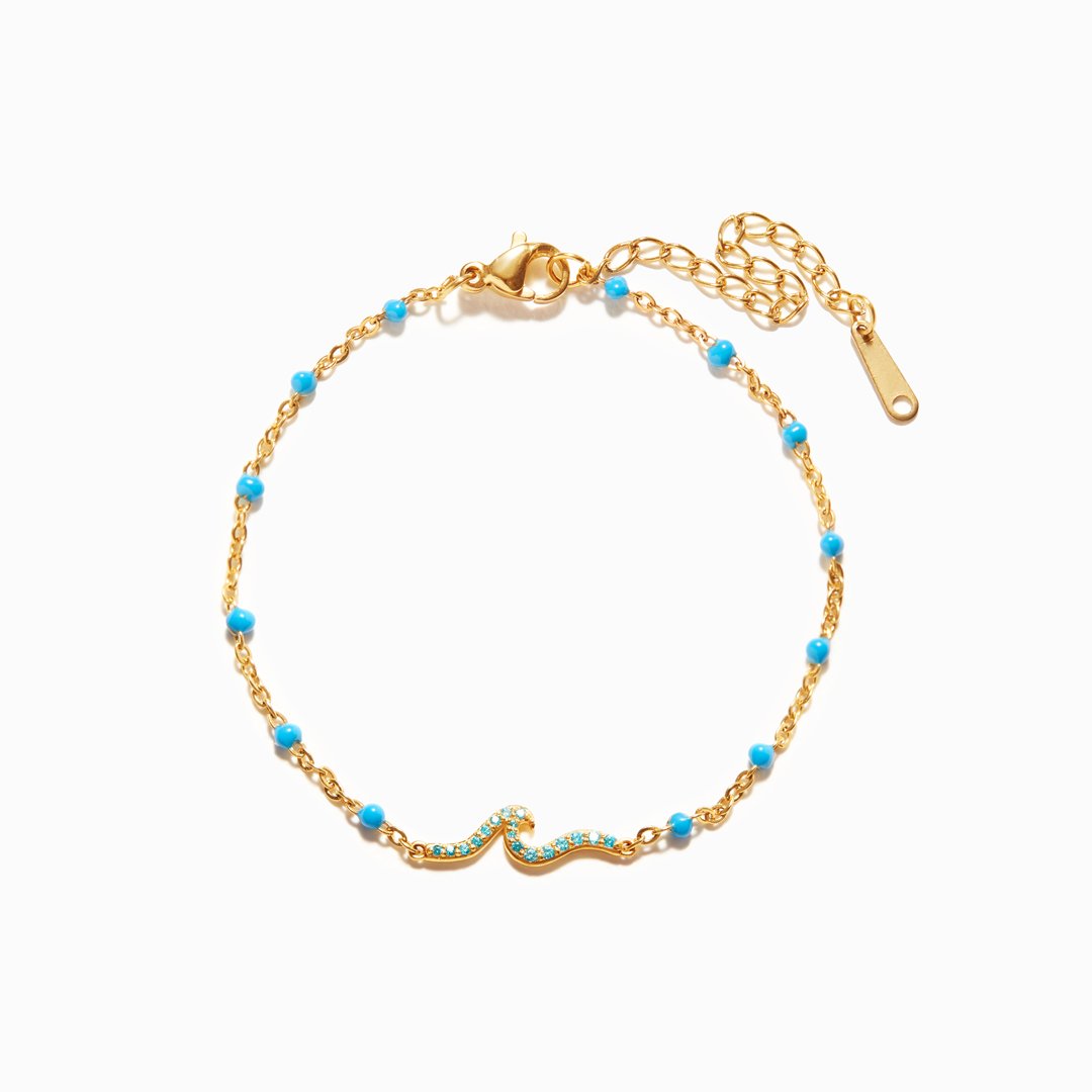 Life Is A Beach Waves Bracelet