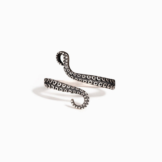 Sterling Silver Octopus Ring