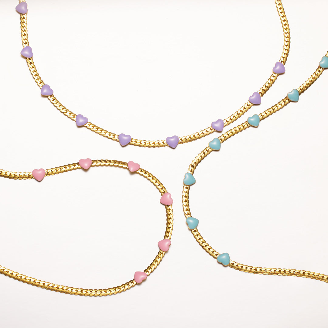 Tiny Hearts Necklace