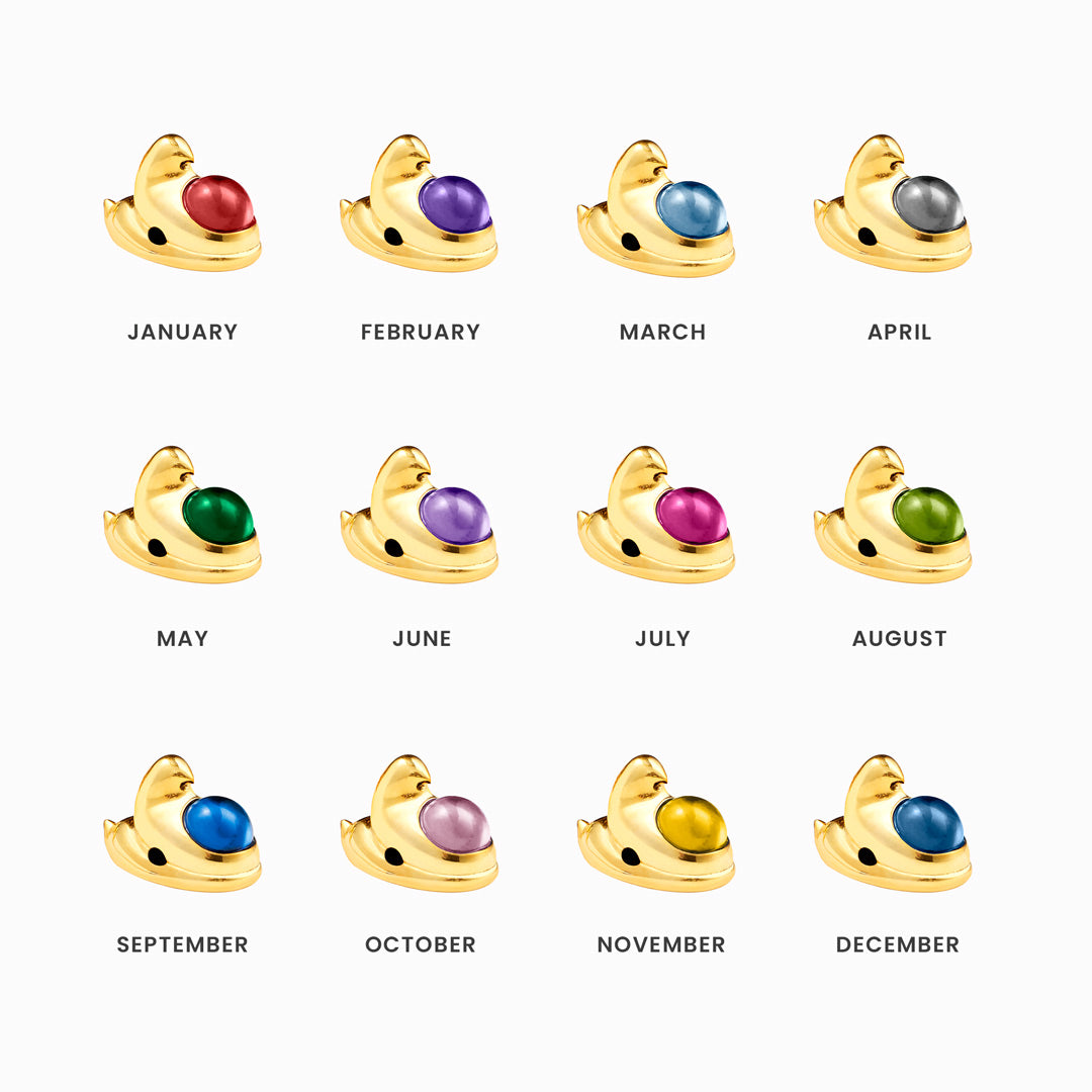 Nana's Favorite Peeps 1-8 Little Chicken Birthstone Bracelet