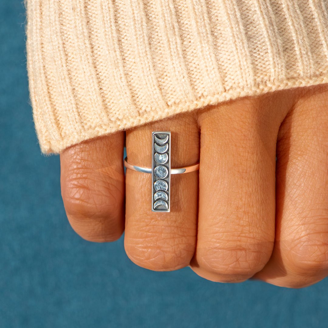 Enjoy Every Phase Moon Phase Ring