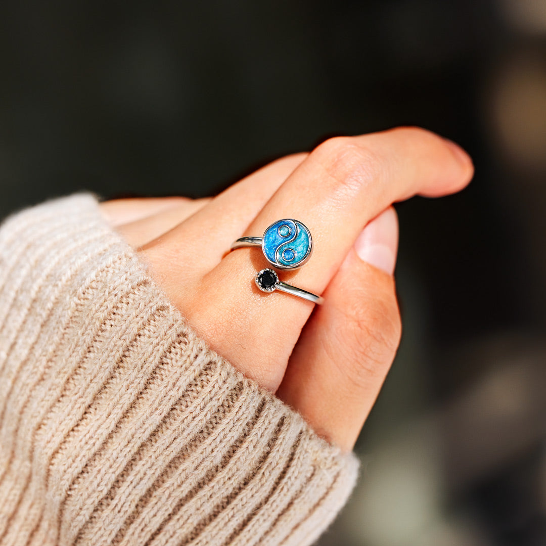 Yin Yang Spinner Fidget Anxiety Ring