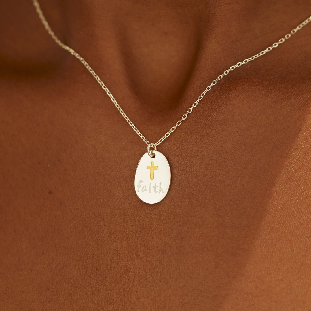 I Can Do All Things Through Christ Faith Pendant Necklace