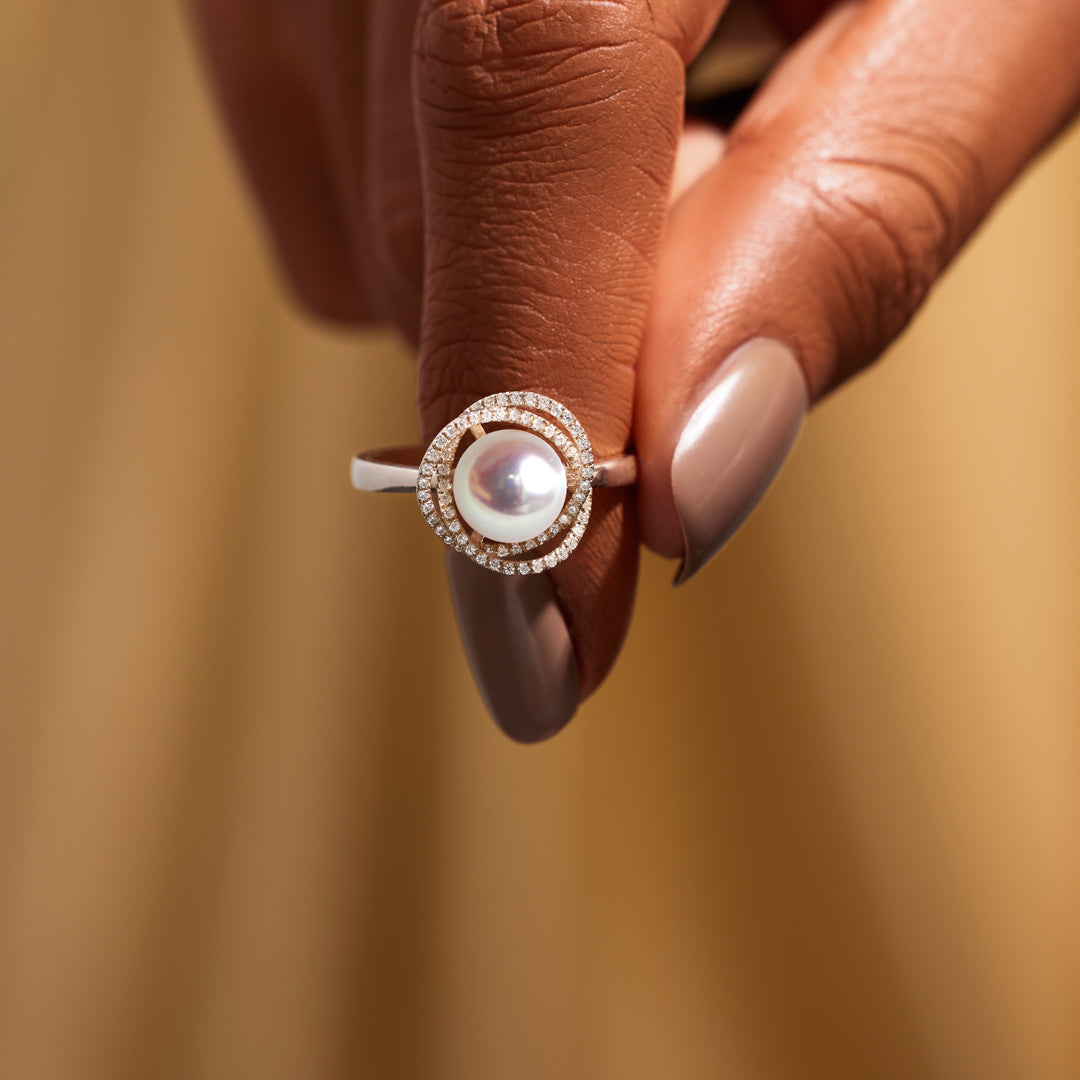 Infinity Pearl Ring