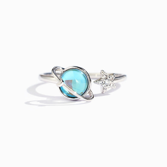 No Darkness Spinning Star Fidget Ring