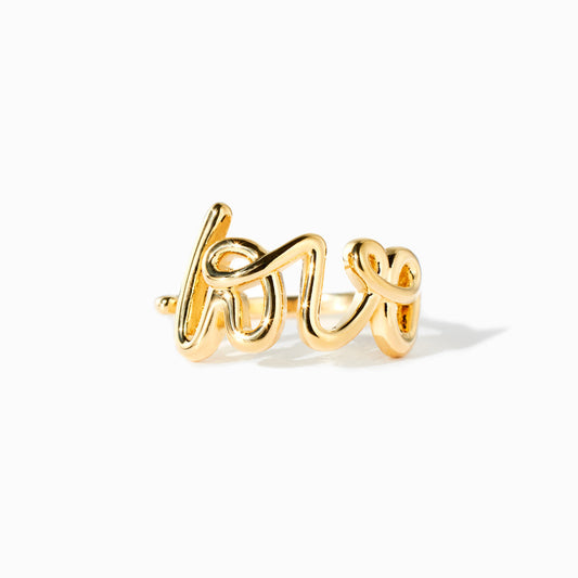 You Are Deserving Of Love Letter Ring