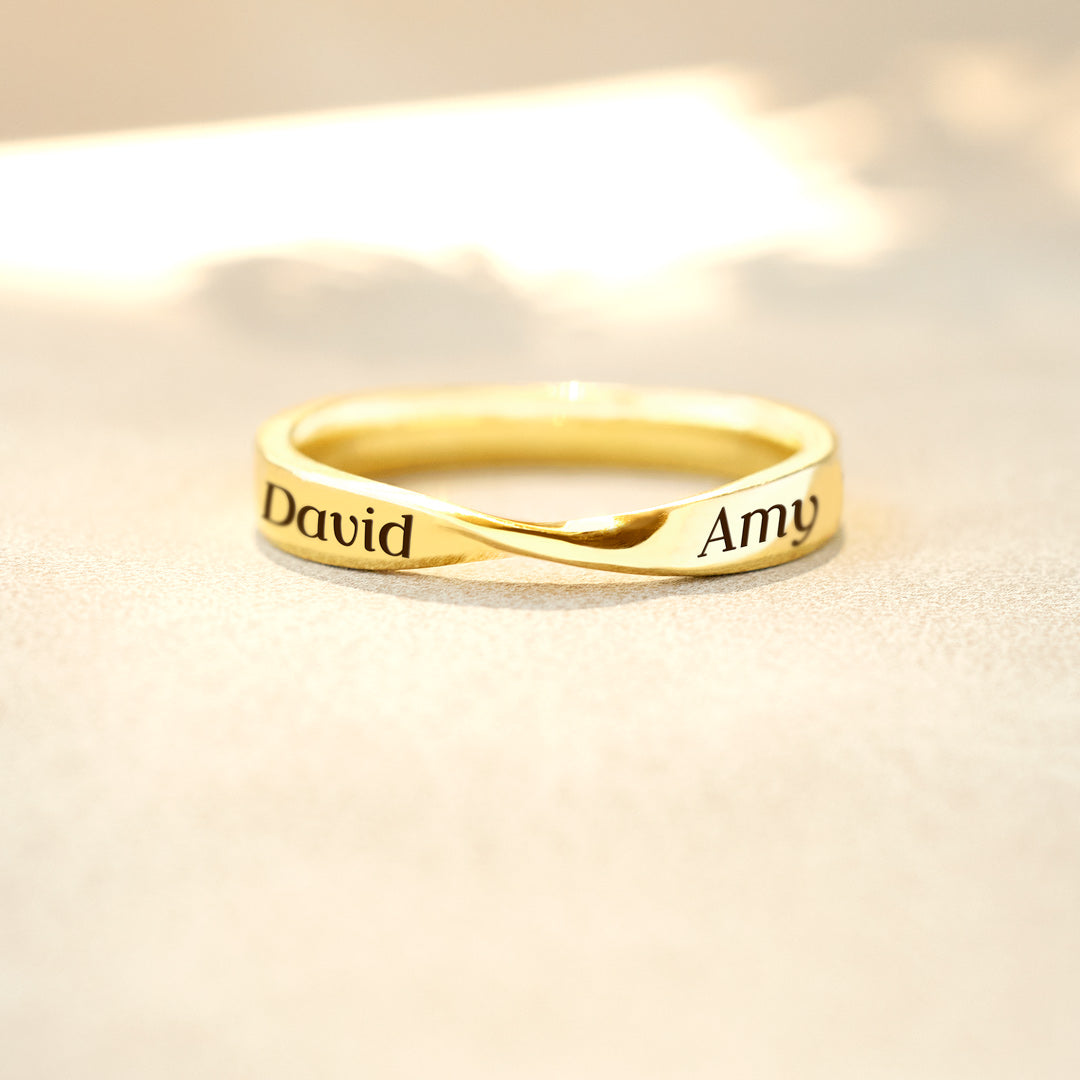 Together We Made It Through Twist Ring Band