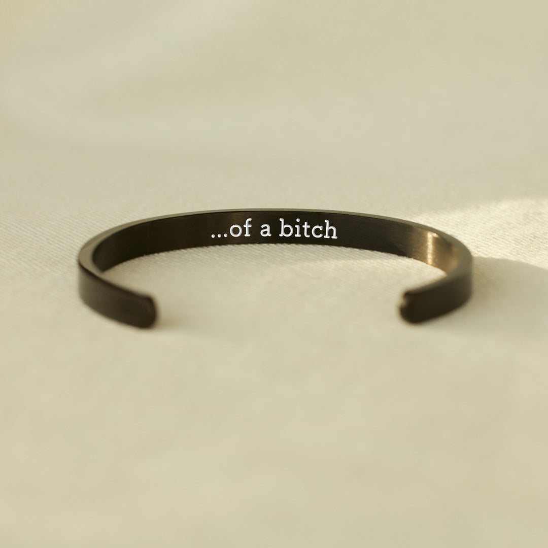 Be Kind Black Bangle