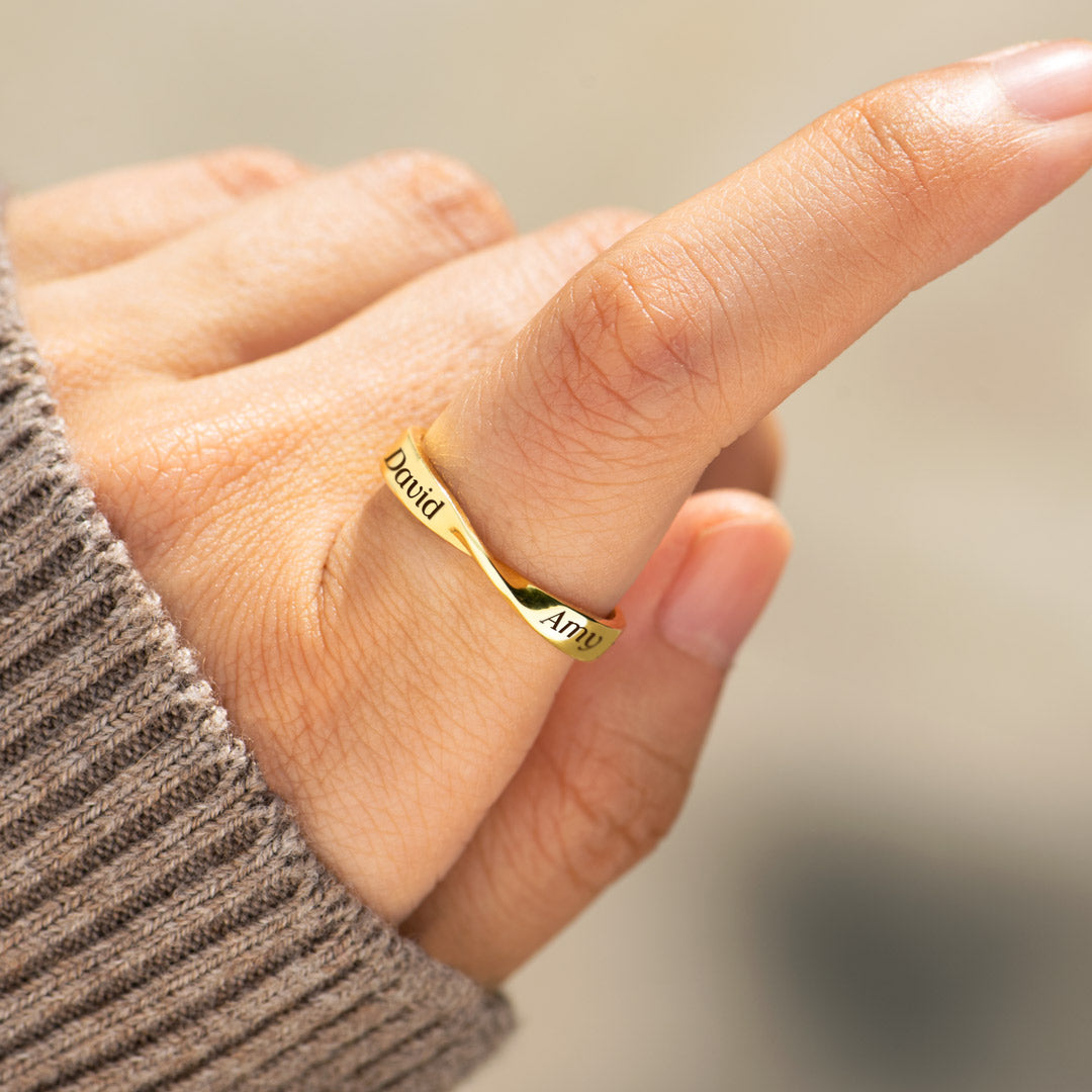 Together We Made It Through Twist Ring Band
