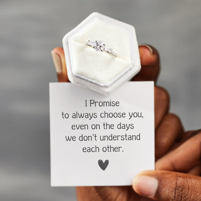 Always Choose You Oval-Cut Ring