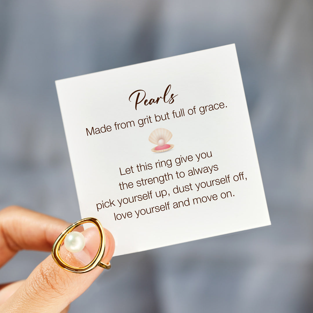 Full Of Grace Central Pearl Ring