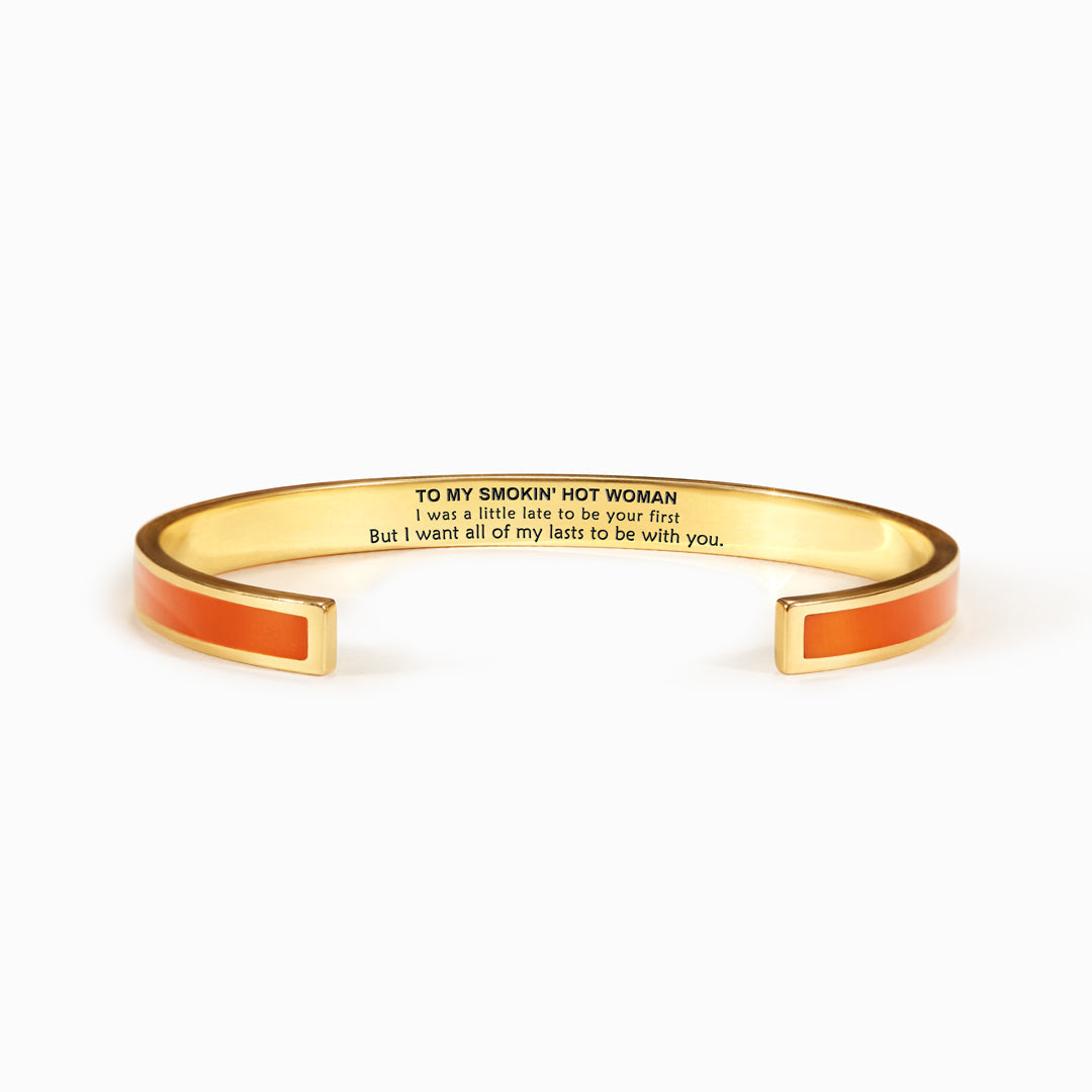 To My Smokin' Hot Woman Color Bangle