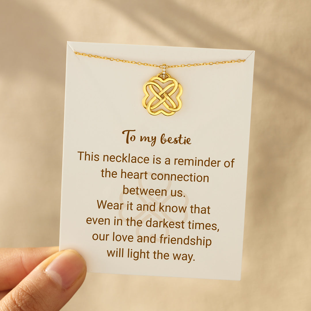 Heart Connection Heart Knot Necklace